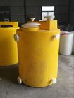 Zylinderförmiger chemischer Dosierbehälter für Speicher- und Mischen Mc 1.500 Liter-Nahrungsmittelgrad